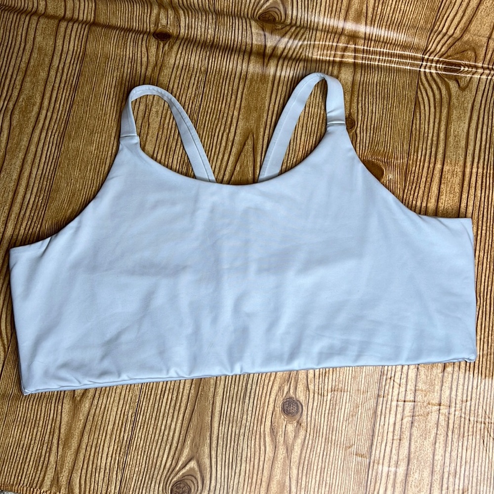 Girlfriend Collective Gray Sport Bra Size 4XL